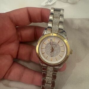 Bulova Silver and Gold Women's Watch